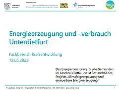Energiedaten Unterdietfurt