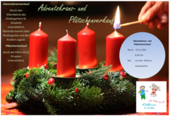 Adventskranz- und Plätzchenverkauf des Kindergartens und der MuKi am 23.11.2025