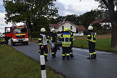 Katastrophenschutzübung simuliert Zwischenfall beim Betrieb Tyczka Energie in Vordersarling 